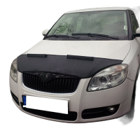 Škoda Fabia 2 / Škoda Roomster – kožený kryt/potah kapoty, vzhled carbon