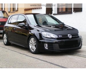 Volkswagen Golf 6, VI  - kožený kryt/potah kapoty