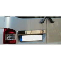 Nerezová krytka otevírání zadních dveří Volkswagen T5/T6 (křídlové dveře)