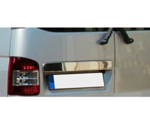 Nerezová krytka otevírání zadních dveří Volkswagen T5/T6 (křídlové dveře)