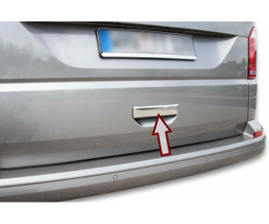 Nerezová krytka otevírání zadních dveří Volkswagen Transporter T6 (výklopné dveře)