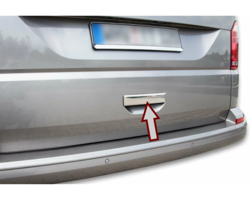 Nerezová krytka otevírání zadních dveří Volkswagen Transporter T6 (výklopné dveře)