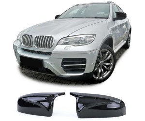 Kryty zpětných zrcátek BMW X5 E70 / X6 E71 – černé, lesklé