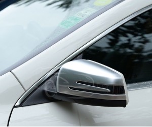 Kryty zrcátek Mercedes A / B / C / CLA / CLS / E / GLA / GLK / S - chrom
