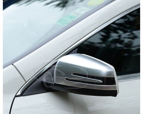 Kryty zrcátek Mercedes A / B / C / CLA / CLS / E / GLA / GLK / S - chrom