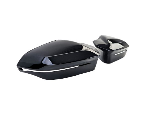 Kryty zrcátek BMW 5 G60/G61 – černé, lesklé