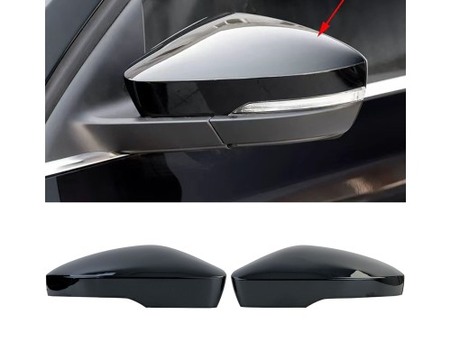Plastové kryty zpětných zrcátek Škoda Octavia 3 - černé lesklé