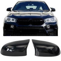 Kryty zrcátek BMW X5 F15/X6 F16/X3 F25/X4 F26 – černé, lesklé