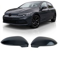 Kryty zrcátek Volkswagen Golf 8 - černé lesklé