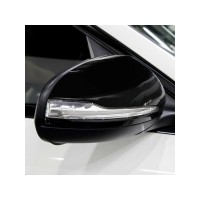 Kryty zrcátek Mercedes Benz C / E / GLC / S – černé lesklé