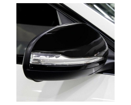 Kryty zrcátek Mercedes Benz C / E / GLC / S – černé lesklé