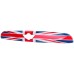 Kryty zrcátek a lišta nad SPZ Mini Cooper/One (2013-2017) - Union Jack design