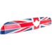 Kryty zrcátek a lišta nad SPZ Mini Cooper/One (2013-2017) - Union Jack design