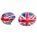 Kryty zrcátek a lišta nad SPZ Mini Cooper/One (2013-2017) - Union Jack design