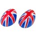 Kryty zrcátek a lišta nad SPZ Mini Cooper/One (2013-2017) - Union Jack design