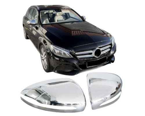 Kryty zrcátek Mercedes Benz E W213/S213/X213 (2016-2023) – nerezové