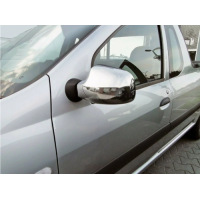 Nerezové kryty zpětných zrcátek Dacia Duster 1 (2014-2018)