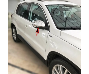 Nerezové kryty zpětných zrcátek Volkswagen Tiguan 1 / Sharan 2 / Škoda Yeti / Seat Alhambra