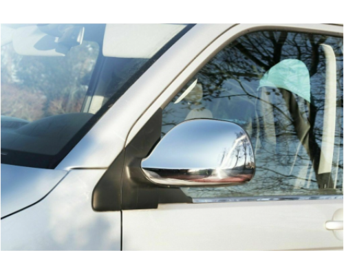 Nerezové kryty zpětných zrcátek Volkswagen Transporter/Amarok 