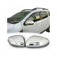 Nerezové kryty zpětných zrcátek Dacia Duster 2 (2018+)