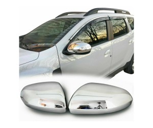 Nerezové kryty zpětných zrcátek Dacia Duster 2 (2018+)