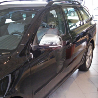 Nerezové kryty zpětných zrcátek Škoda Octavia 2 / Superb 2