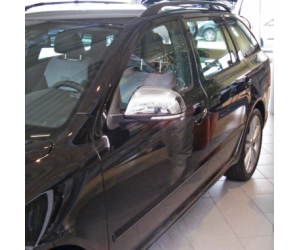 Nerezové kryty zpětných zrcátek Škoda Octavia 2 / Superb 2
