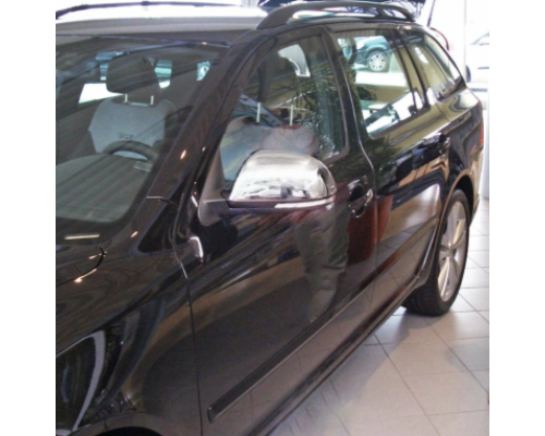 Nerezové kryty zpětných zrcátek Škoda Octavia 2 / Superb 2