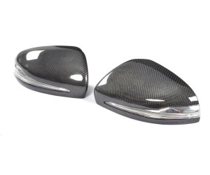 Kryty zrcátek Mercedes Benz C / E / GLC / S – vzhled carbon