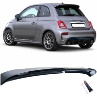 Zadní křídlo / spoiler Fiat 500 (2007-2024) - černé lesklé
