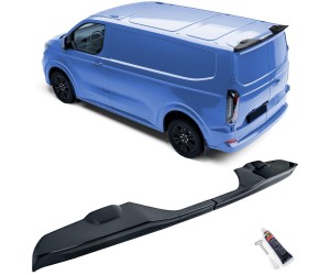 Zadní křídlo, spoiler Ford Transit/Tourneo Custom (2023+) - černý (křídlové dveře)