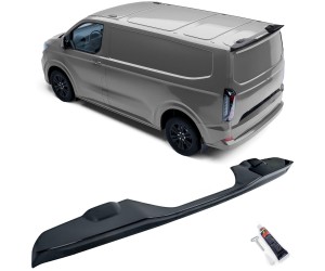 Zadní křídlo, spoiler Ford Transit/Tourneo Custom (2023+) - černý (výklopné dveře)