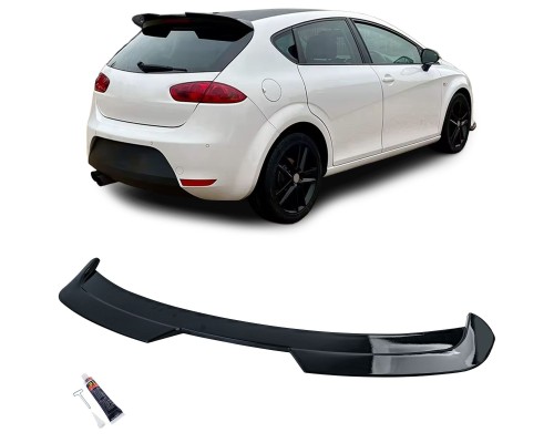 Zadní křídlo, spoiler Seat Leon 1P (2009-2012) - černé lesklé