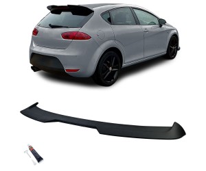 Zadní křídlo, spoiler Seat Leon 1P (2009-2012) - černé matné
