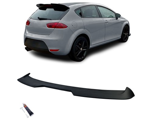 Zadní křídlo, spoiler Seat Leon 1P (2009-2012) - černé matné