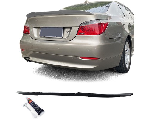 Zadní křídlo, spoiler BMW 5 E60 – černý lesklý (ducktail)