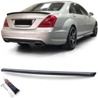 Zadní křídlo, spoiler Mercedes Benz S W221 - černý lesklý