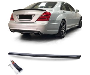 Zadní křídlo, spoiler Mercedes Benz S W221 - černý lesklý