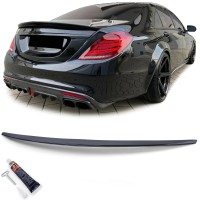 Zadní křídlo, spoiler Mercedes Benz S W222 - černý lesklý