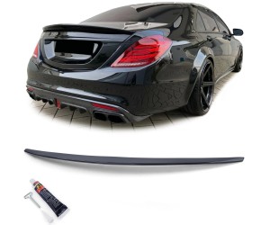 Zadní křídlo, spoiler Mercedes Benz S W222 - černý lesklý