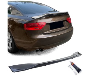 Zadní křídlo, spoiler Audi A5 8T/8F (2007-2016) - černé lesklé