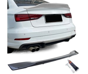 Zadní křídlo, spoiler Audi A3 8V (2012-2020) - černé lesklé