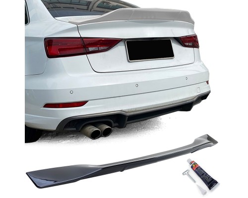 Zadní křídlo, spoiler Audi A3 8V (2012-2020) - černé lesklé
