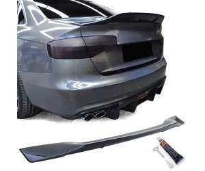 Zadní křídlo, spoiler Audi A4 8K (2009-2016) sedan - černý lesklý