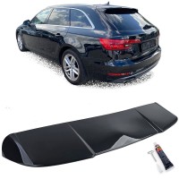 Zadní křídlo, spoiler Audi A4 B9 8W (2015-2022) avant - černý lesklý
