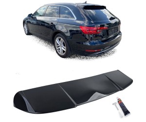 Zadní křídlo, spoiler Audi A4 B9 8W (2015-2022) avant - černý lesklý
