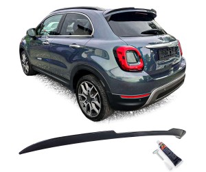 Zadní křídlo, spoiler Fiat 500X - černé lesklé