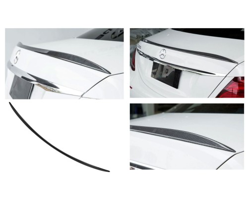 Zadní křídlo, spoiler Mercedes Benz E W213 (2016+) - zadní vzhled carbon