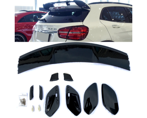 Zadní křídlo, spoiler Mercedes Benz GLA X156 (2014-2019) - černé lesklé