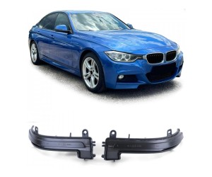 LED dynamické blinkry do zpětných zrcátek BMW 1/2/3/4/X1 - zatmavené